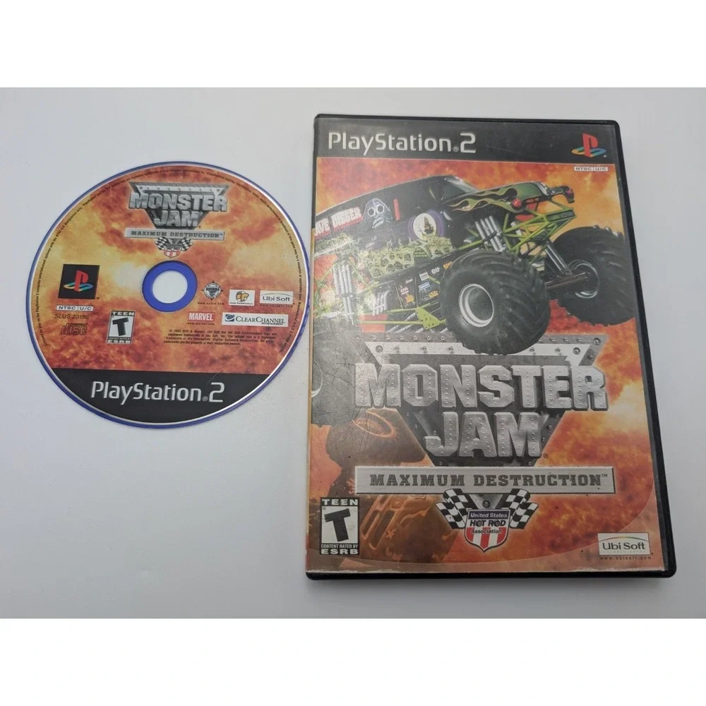 Monster Jam: Maximum Destruction (Sony PlayStation 2, PS2) - No Manual